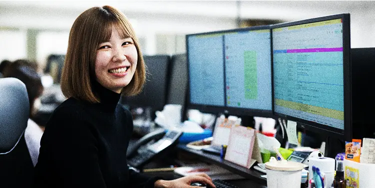 ネクサスイノベーションスタッフの働いている風景