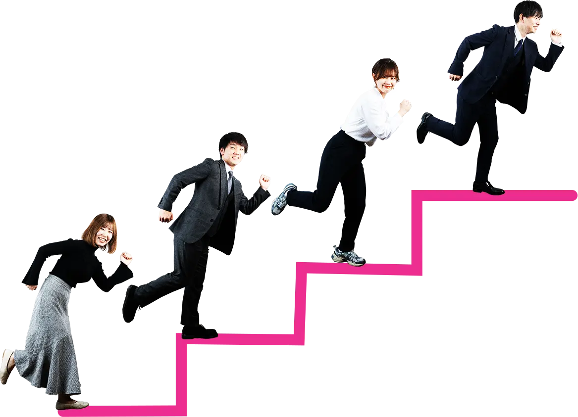 ネクサスイノベーションスタッフのキャリアアップ風景